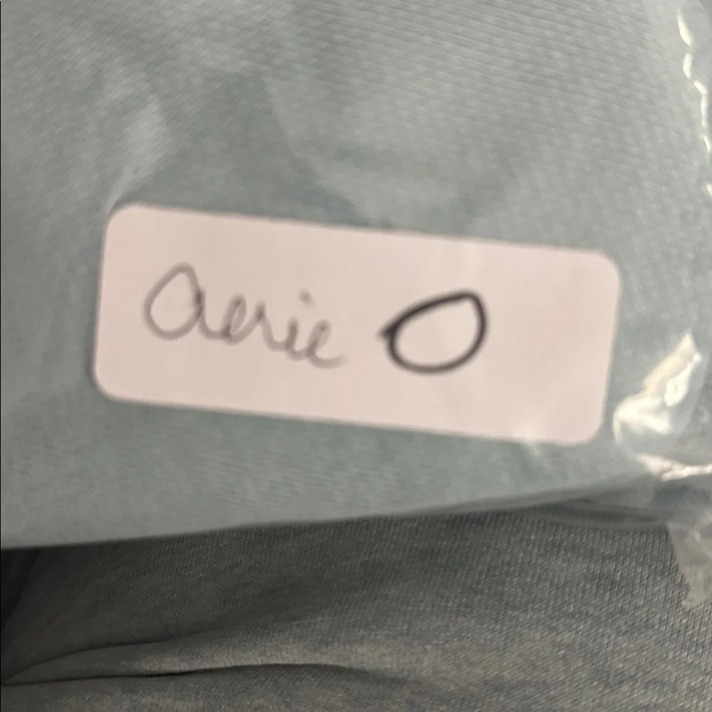 AERI S Cozy Mock Neck cotton blend woman blue sweatshirt cozy comfort casual - Picture 15 of 15